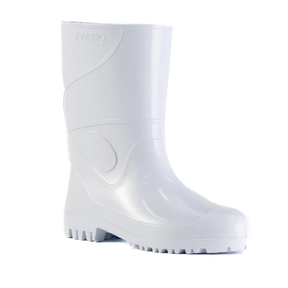 Bota PVC Cano medio Innpro Agro Antiderrapante CA 36025 - Branco - 1
