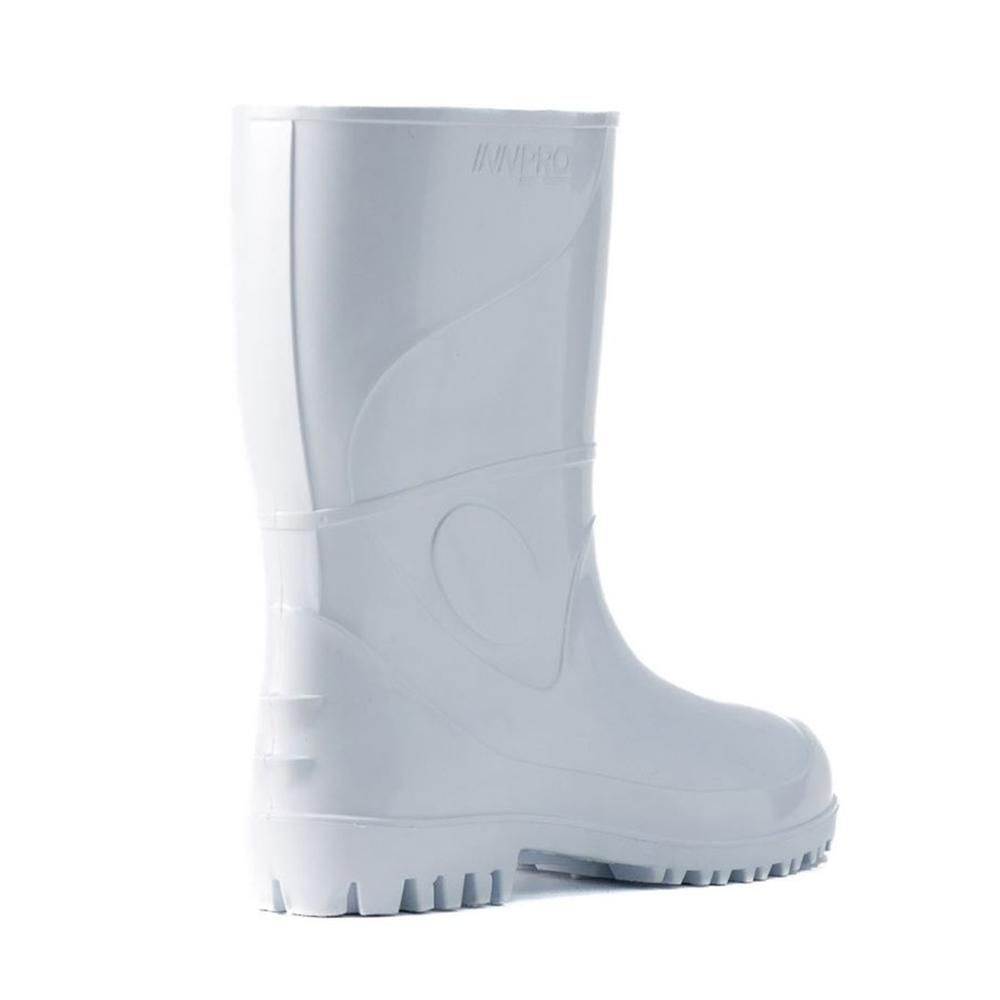 Bota PVC Cano medio Innpro Agro Antiderrapante CA 36025 - Branco - 3