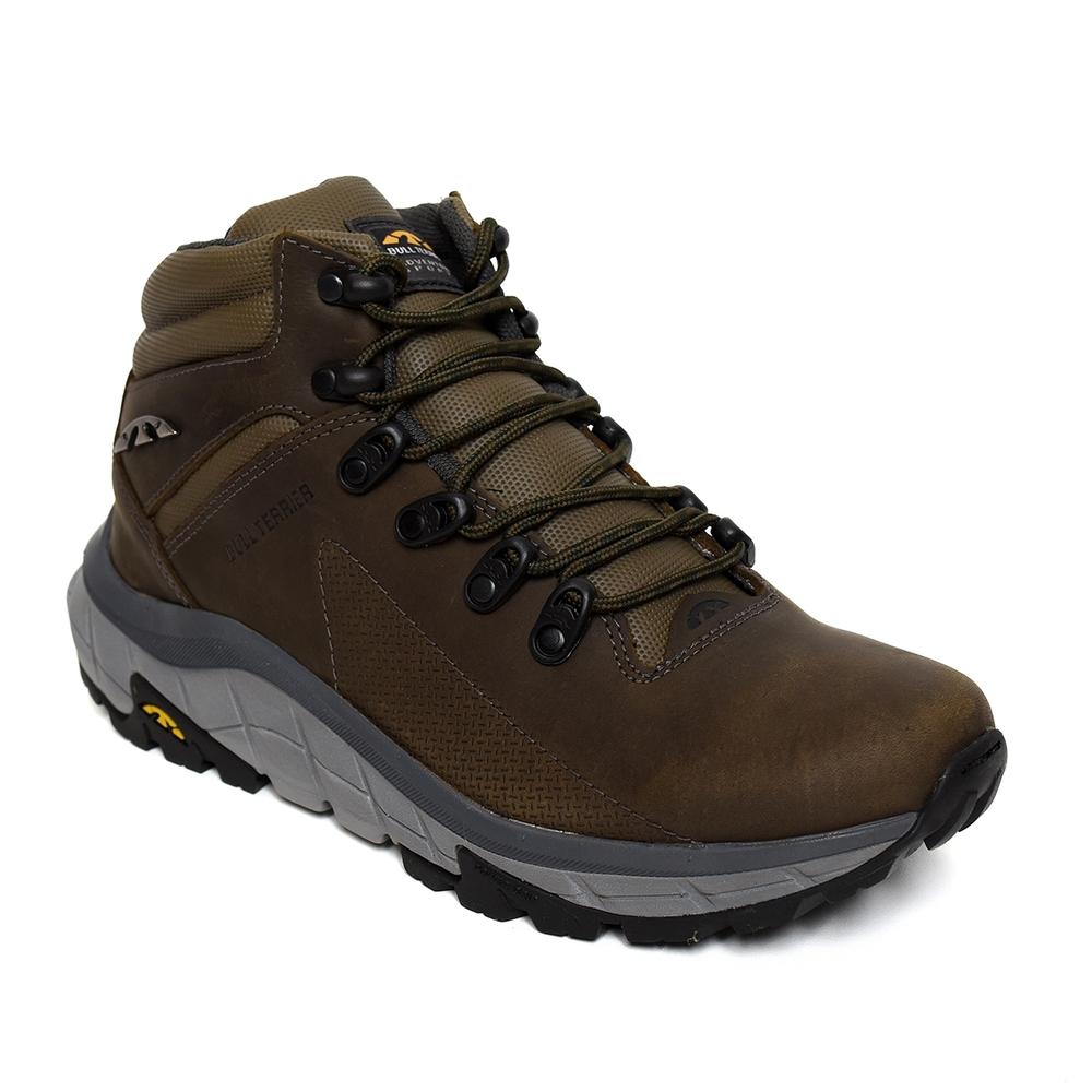 Bota Couro Bull Terrier Scott Masculina - Musgo - 1