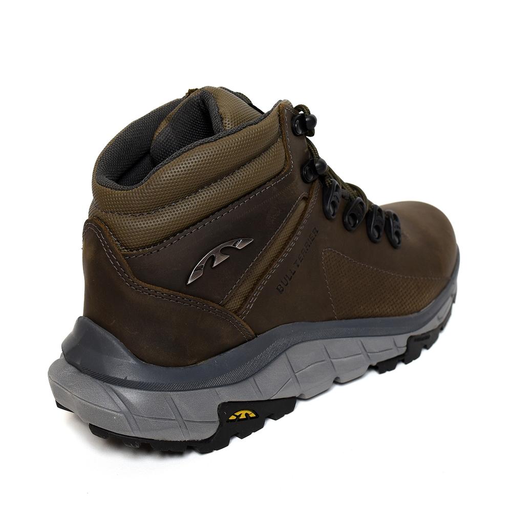 Bota Couro Bull Terrier Scott Masculina - Musgo - 4