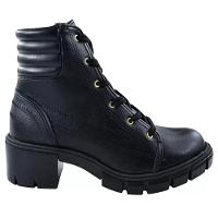 Bota Coturno Moleca Tratorada Salto Bloco - Preto - 2