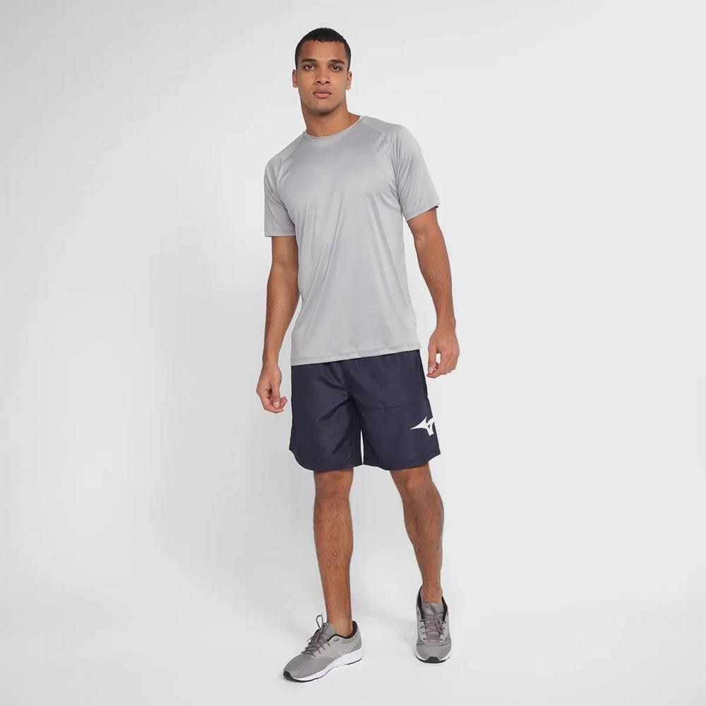 Bermuda Mizuno Run Bird Masculina - Azul Escuro - 4