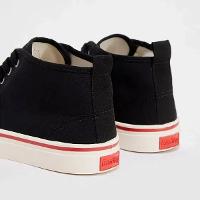 Tênis Redley Originals Cano Alto - Preto