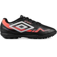 Chuteira Society Infantil Umbro Prisma - Preto e Vermelho - 3