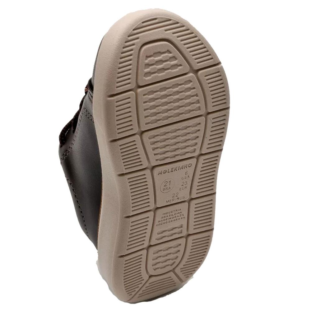 Tênis Infantil Molekinho Básico Casual Menino - Café - 5