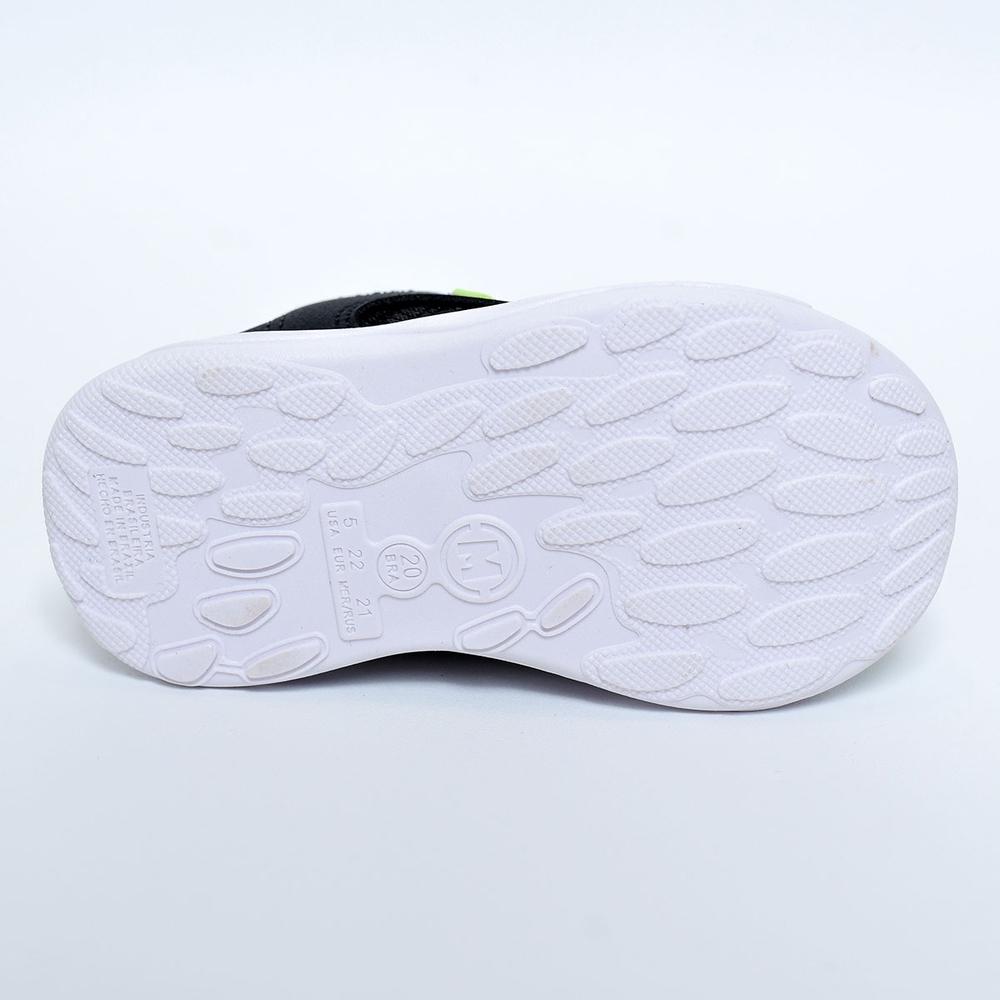 Tênis Infantil Molekinho Kyoto Rústico Bebê - Preto e Verde - 5