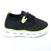 Tênis Infantil Molekinho Kyoto Rústico Bebê - Preto e Verde - 2