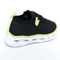 Tênis Infantil Molekinho Kyoto Rústico Bebê - Preto e Verde