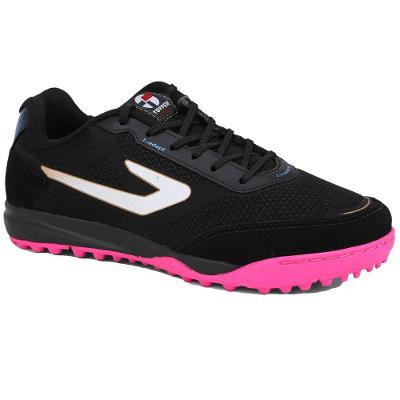 Chuteira Society Topper Letra III - Preto e Pink