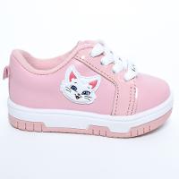 Tênis Molekinha Gatinha Baby Cadarço - Rosa - 2