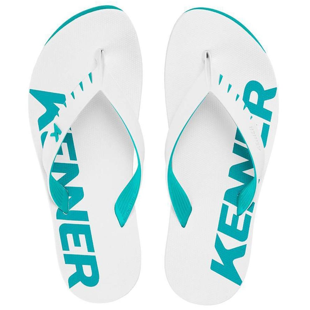 Chinelo Kenner Red Masculino - Branco e Verde - 2