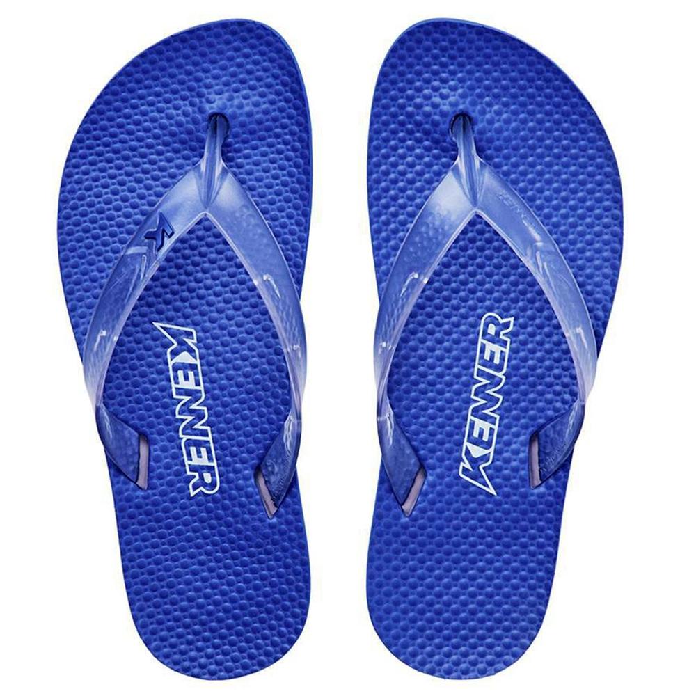 Chinelo Kenner New Summer Masculino - Branco e Azul - 2