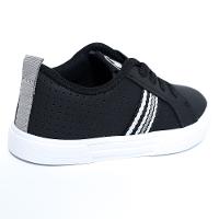 Tênis Infantil Molekinho Microperfuros Bebê - Preto e Branco - 7