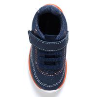 Tênis Bebê Molekinho Com Led Menino - Marinho e Laranja - 3