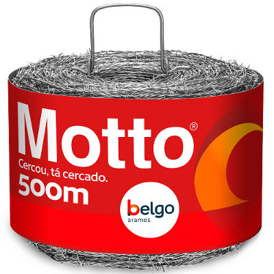 Arame Farpado Belgo Motto® - 500m