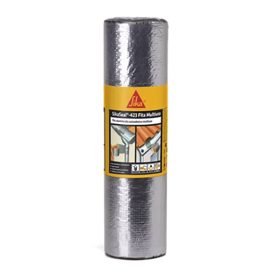 Manta Fita Aluminizada Autoadesiva Asfáltica Multiuso SikaSeal-423 – Sika – Rolo 50cm x 10m