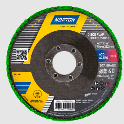 Disco Acabamento 4.1/2-115X22,23mm G40 Norton