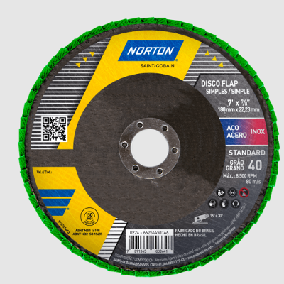 Disco Acabamento 7-180X22mm G40 Norton