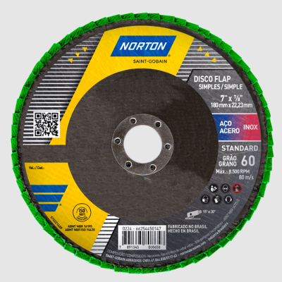 Disco Acabamento 7-180X22mm G60 Norton