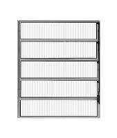 Vitro Basculante Alumínio Brilhante 1.00(A) x 80 (L) - Hale - 1