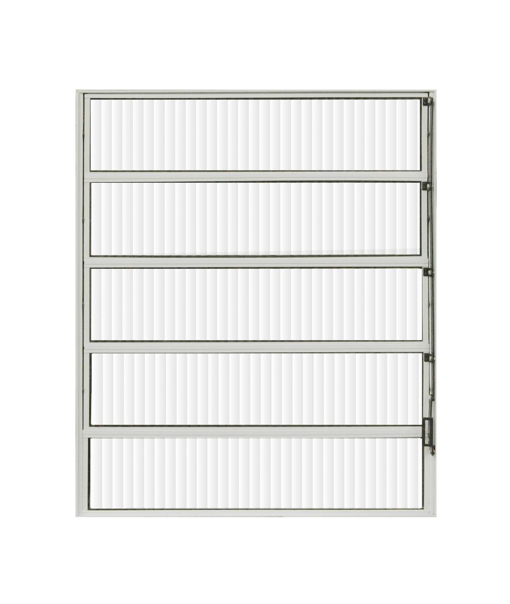 Vitro Basculante Alumínio Branco 1.00 (A) x 1.00 (L) - Hale - 1