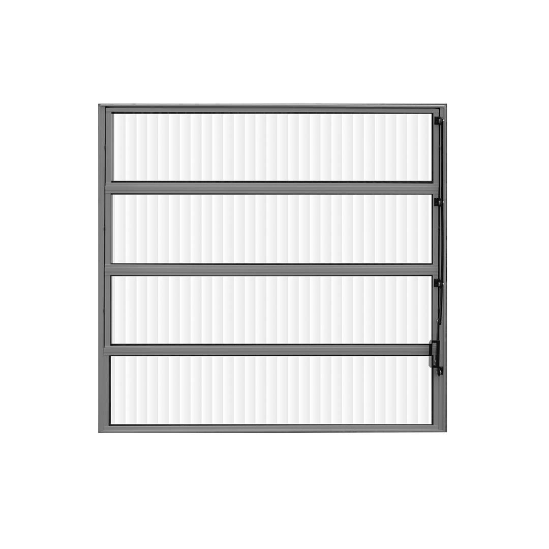 Vitro Basculante Alumínio Brilhante 80 (A) x 80 (L) - Hale - 1