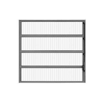 Vitro Basculante Alumínio Brilhante 80 (A) x 80 (L) - Hale