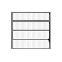 Vitro Basculante Alumínio Brilhante 80 (A) x 80 (L) - Hale - 1