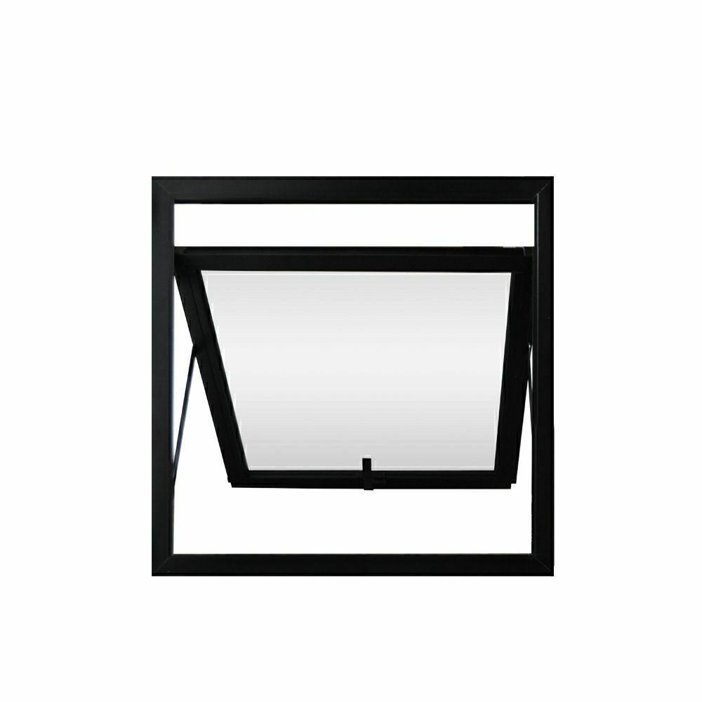 Vitro Maxim-Ar Alumínio Preto 60 (A) x 60 (L) Linha Suprema - Hale - 4