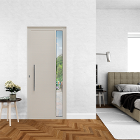 Porta Lambril C/ Visor e Puxador Aluminio Branco 2.10 x 0.80 - Hale - 3