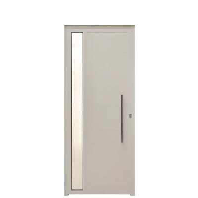 Porta Lambril C/Visor e Puxador Aluminio Branco 2.10 x 0.80 - Hale