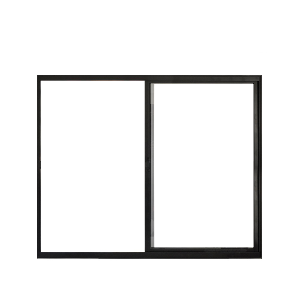 Janela 2 Folhas de Correr S/ Grade 1.00 X 1.20 Alumínio Preto Linha Modular - Hale - 1