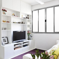 Janela 4 Folhas de Correr S/ Grade 1,00 X 1.00 Alumínio Brilhante Linha Modular - Hale - 3