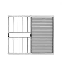 Veneziana 3 Folhas de Correr C/Grade 1.00 X 1.50 Alumínio Branco Linha Modular - Hale - 1