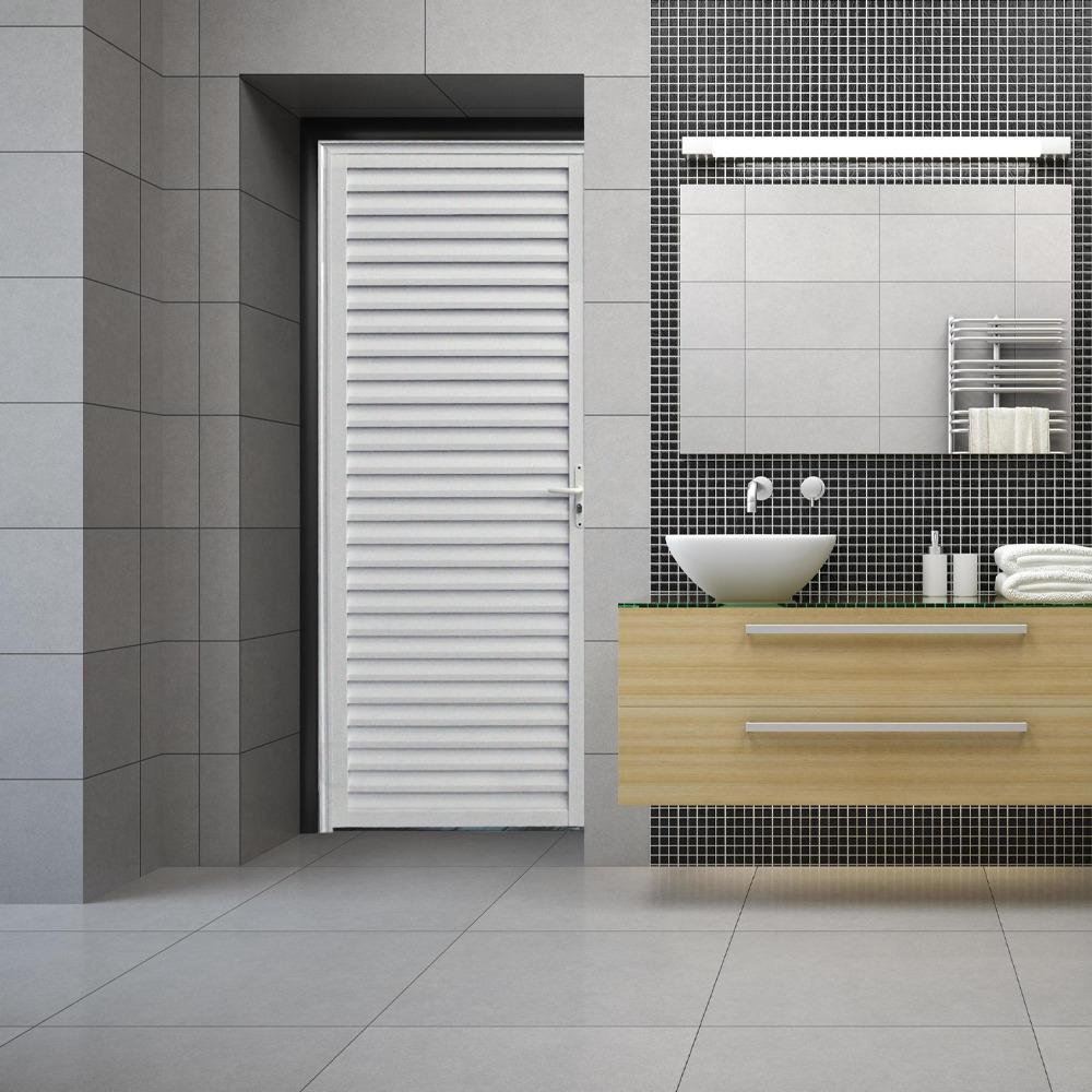 Porta Palheta Alumínio Branco 2.10 X 0.80 - Hale - 2