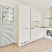 Porta Basculante Alumínio Branco 2.10 x 0.90 - Hale - 2