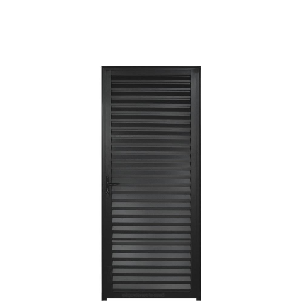 Porta Palheta Alumínio Preto 2.10 x 0.80  - Hale - 1