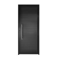 Porta Lambril C/Puxador Alumínio Preto 2.10 x 0.90 Lado Direito - Hale - 2