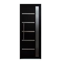 Porta Lambril Solara com Puxador e Visor 70 x 2.10 Preta Lado Direito – Hale - 4