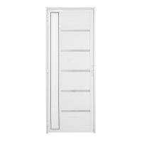 Porta Lambril Solara com Visor 1.00 x 2.10 Branca Lado Direito - Hale - 1