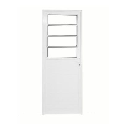Porta Basculante Lambril Alumínio Branco 2.10 x 70 Lado Direito – Hale
