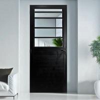 Porta Basculante Lambril Alumínio Preto 2.10 x 70 Lado Direito – Hale - 2