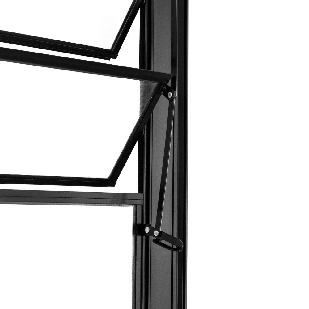 Porta Basculante Lambril Alumínio Preto 2.10 x 70 Lado Esquerdo – Hale - 5