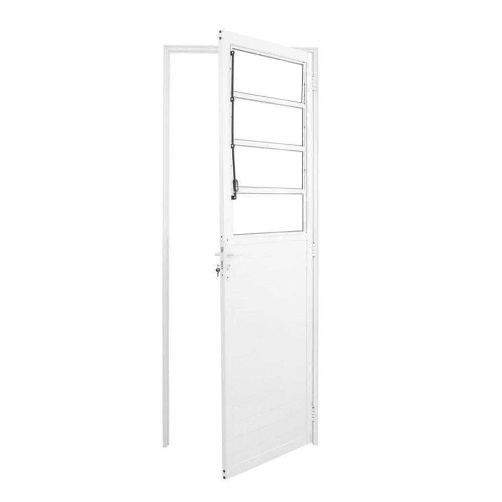 Porta Basculante Lambril Alumínio Branco 2.10 x 80 Lado Direito – Hale - 3