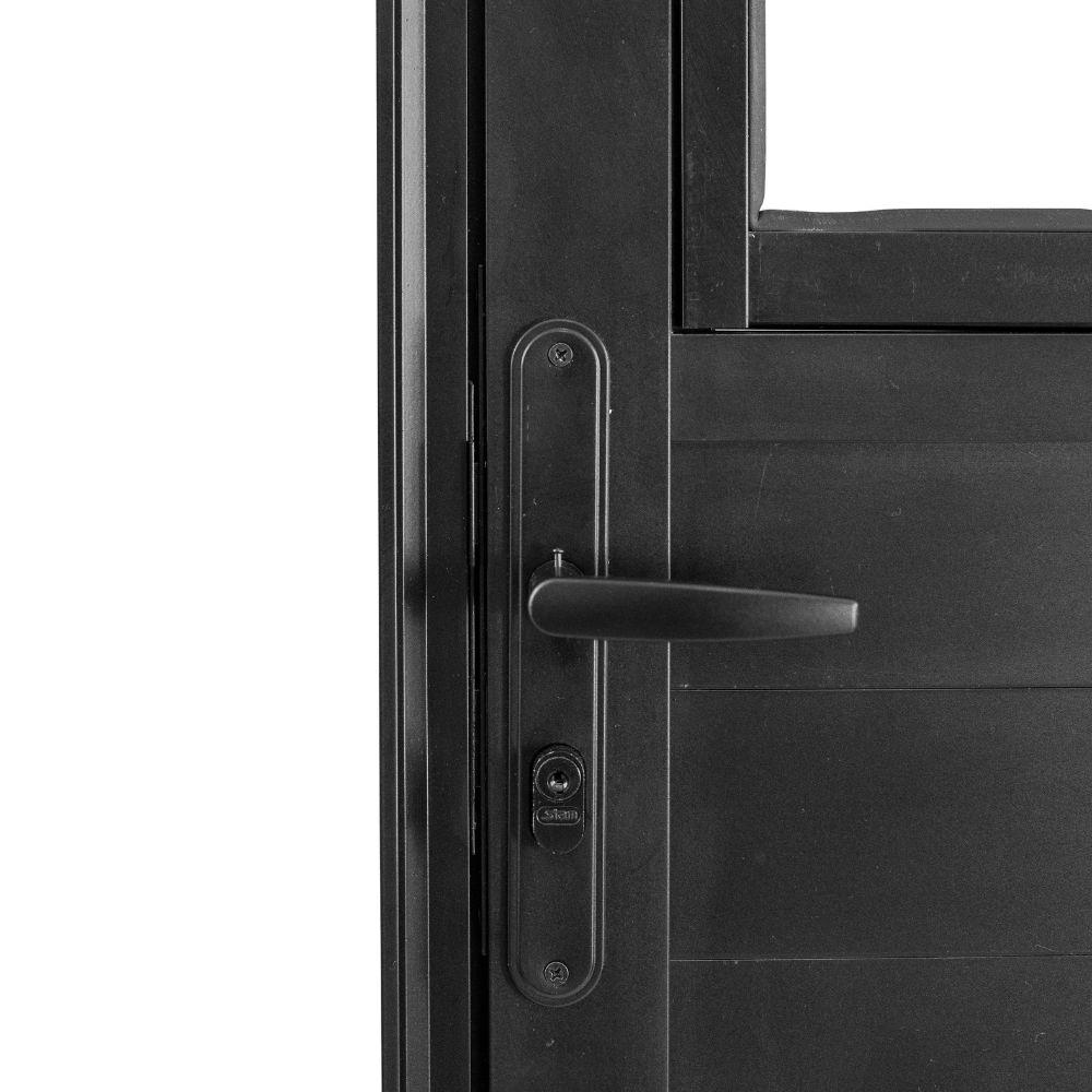 Porta Basculante Lambril Alumínio Preto 2.10 x 90 Lado Direito – Hale - 4