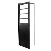 Porta Basculante Lambril Alumínio Preto 2.10 x 90 Lado Direito – Hale - 3