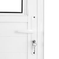 Porta Basculante Lambril Alumínio Branco 2.10 x 90 Lado Esquerdo – Hale