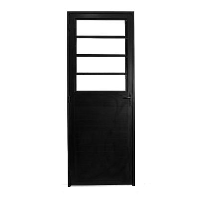 Porta Basculante Lambril Alumínio Preto 2.10 x 90 Lado Esquerdo – Hale