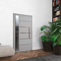 Porta Lambril Solara com Visor e Puxador 80 x 2.10 Branca Lado  Esquerdo – Hale - 2