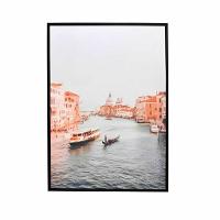 Quadro Decorativo De Canvas Veneza 70 X 50 cm - Visage - 1